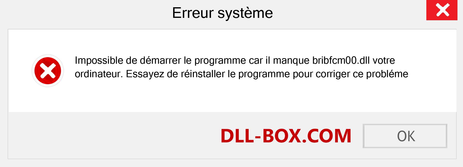 Le fichier bribfcm00.dll est manquant ?. Télécharger pour Windows 7, 8, 10 - Correction de l'erreur manquante bribfcm00 dll sur Windows, photos, images